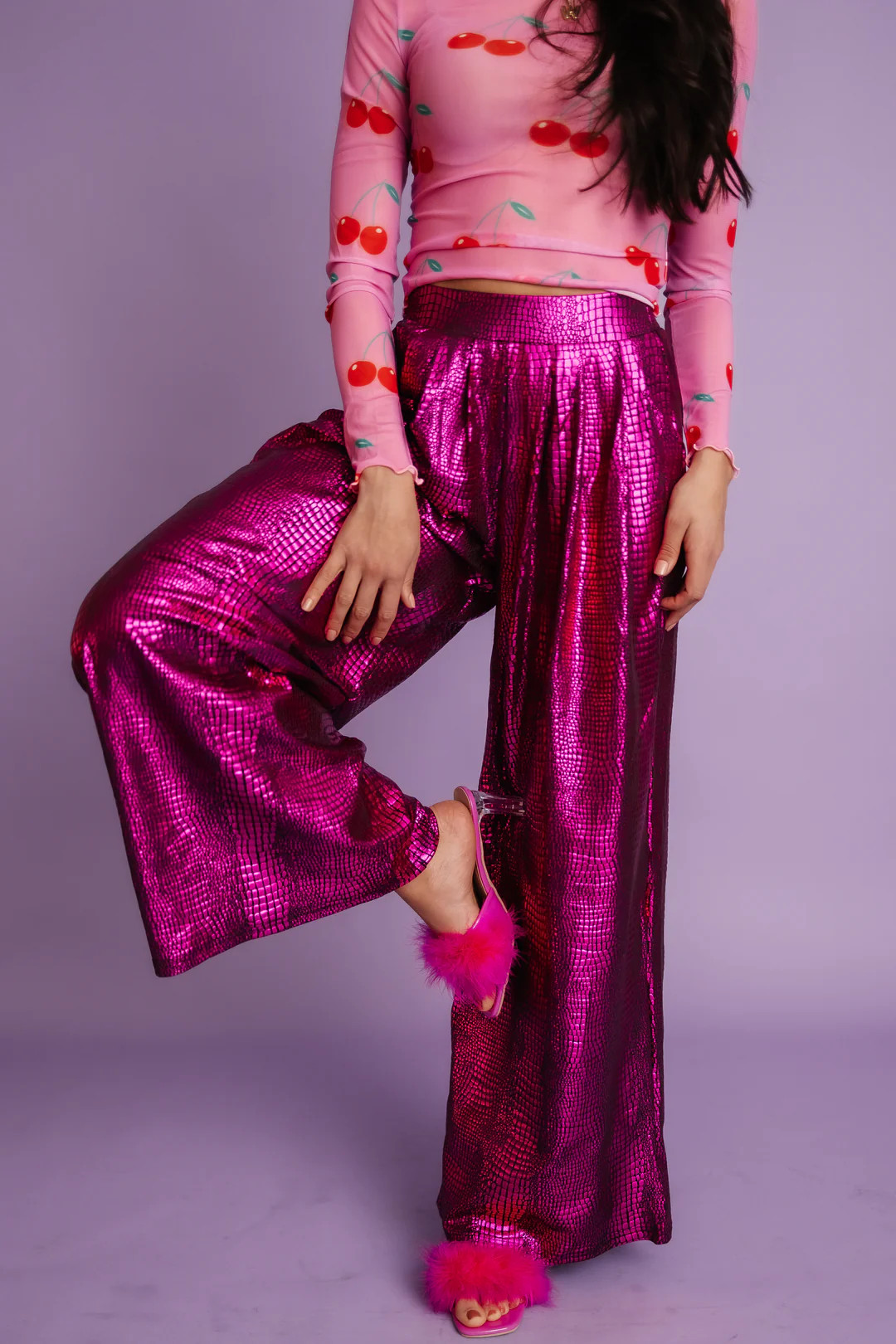 Told You So Metallic Pants - Pink | WKNDchasers