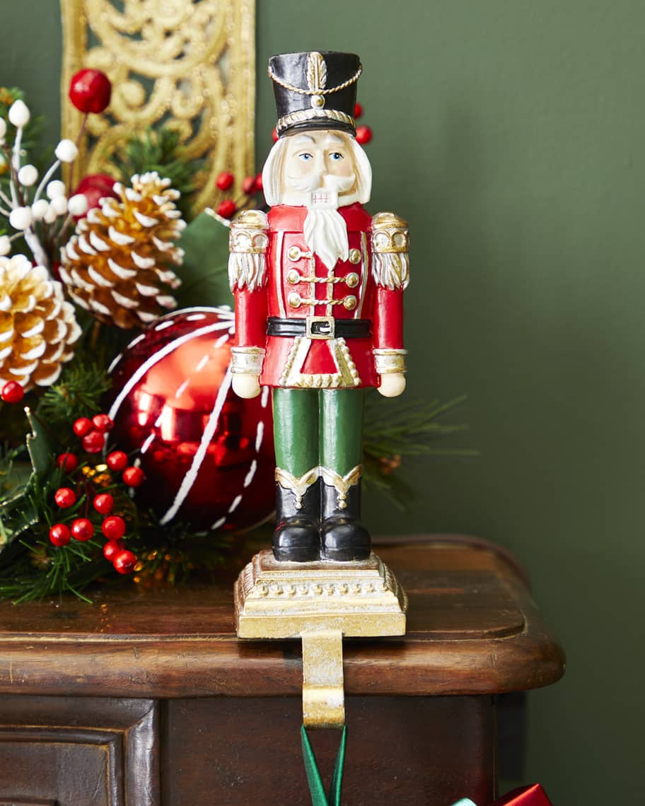 Neiman Marcus General Nutcracker Stocking Holder | Neiman Marcus