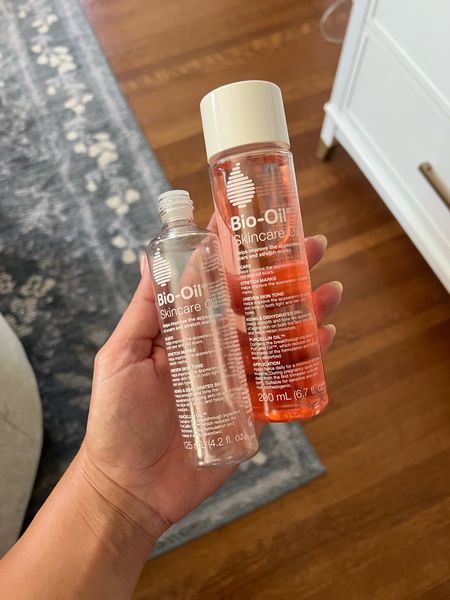 BIO OIL I just stocked up on it to help moisturize my skin, I think it has really helped with my growing body and skin elasticity.

#LTKbump #LTKcurves #LTKbaby