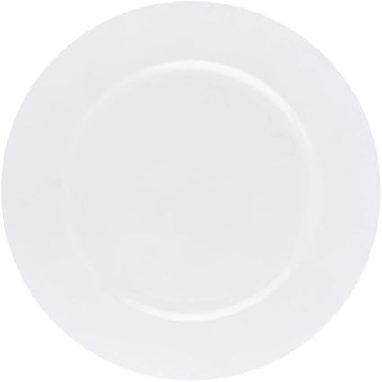 Charger Plates - 13" | White | Pack of 4 | Amazon (US)
