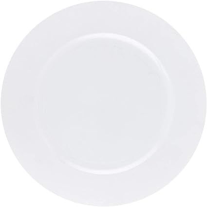 Charger Plates - 13" | White | Pack of 4 | Amazon (US)