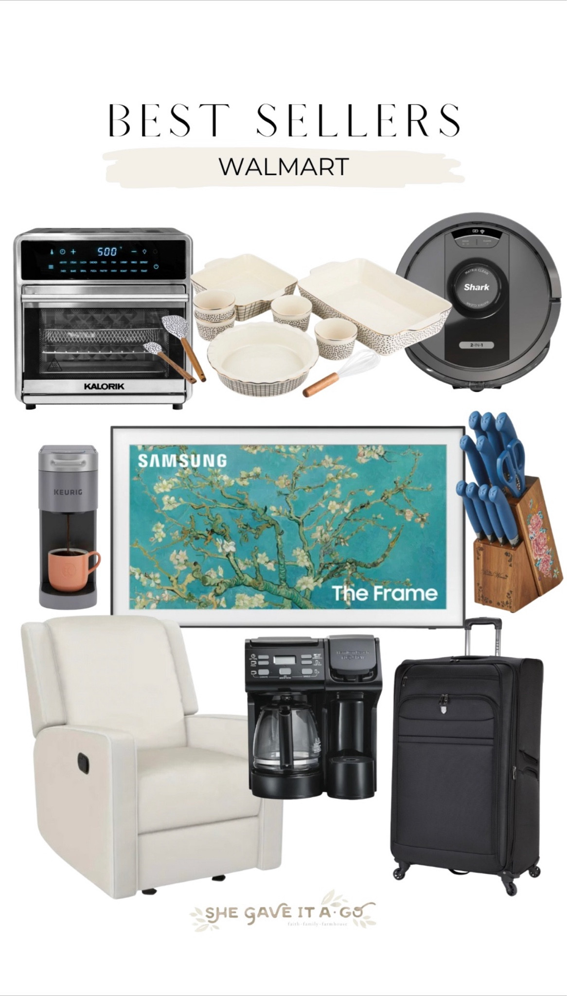 Walmart Black Friday deals I love including the Frame TV #walmartpartner Something for everyone on your list. Walmart home including coffee maker, luggage, robotic vacuum, kitchen finds. #walmartfinds #iywyk#LTKCyberWeek

#LTKhome #LTKfindsunder100 #LTKGiftGuide