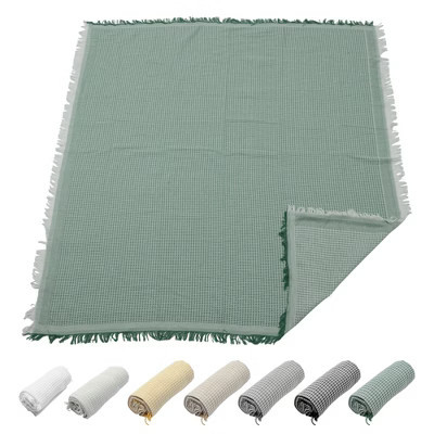 Unique Bargains 30% Cotton 70% Polyester Camping Necessities Picnic Blanket 1 Pc 180x180cm Green | Target