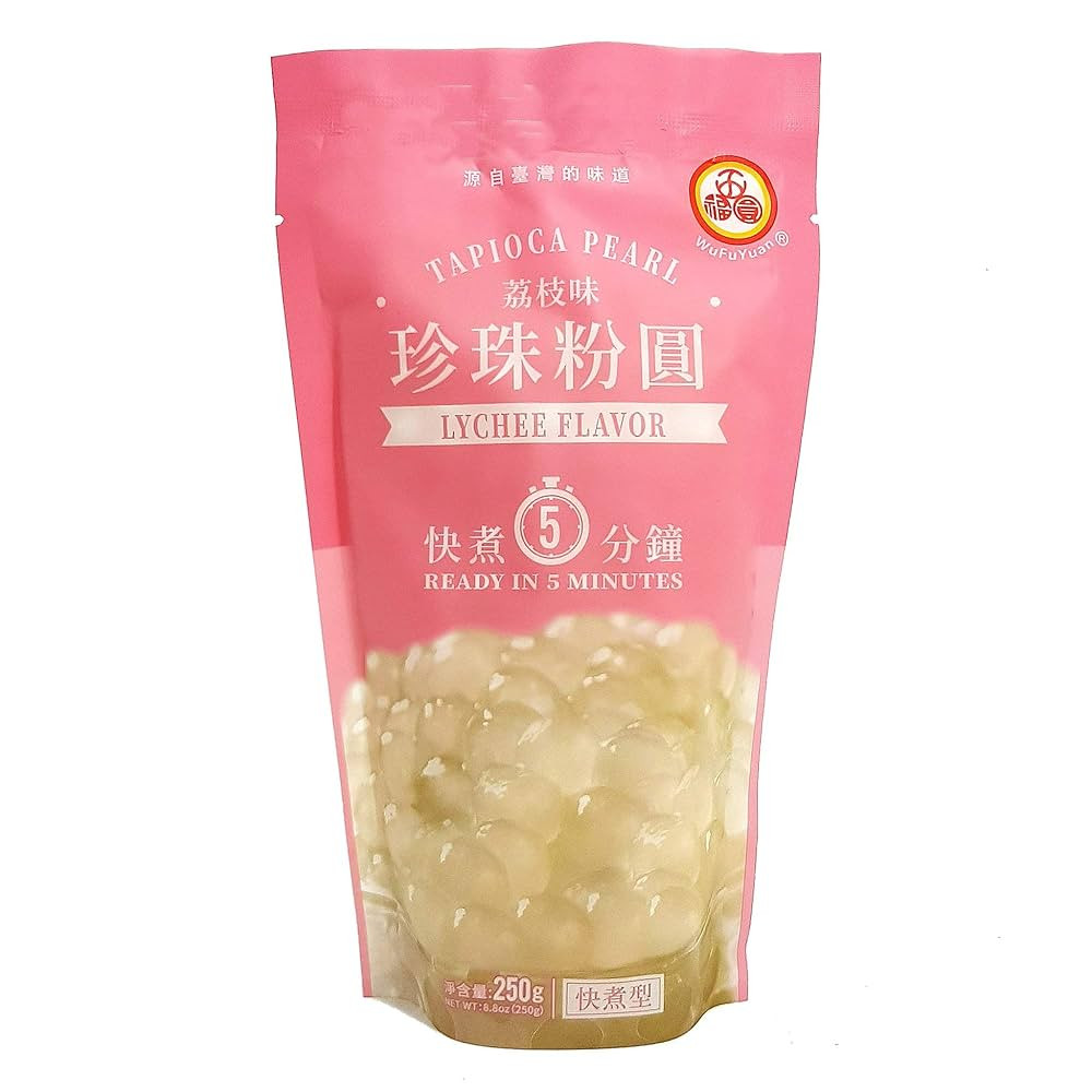 WuFuYuan Tapioca Pearl Lychee Flavour, 250 Gram | Amazon (UK)