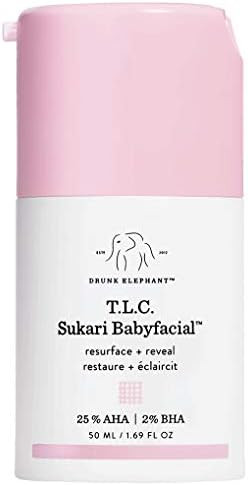 Drunk Elephant T.L.C. Sukari Babyfacial. AHA/BHA Face Mask for Great Skin Clarity, Texture and To... | Amazon (US)