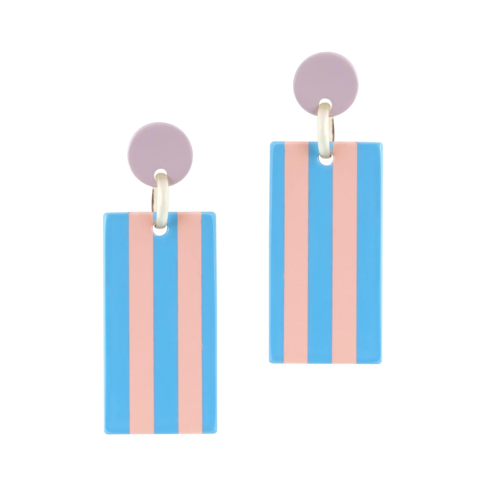 Blue Tide Cabana Earrings | Sunshine Tienda