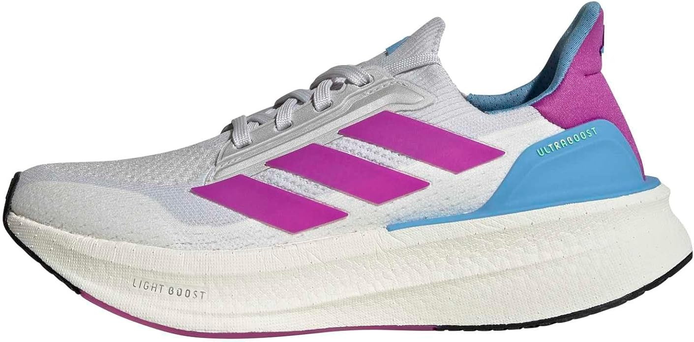 adidas Womens Ultraboost Ultra Boost 5X Running Sneakers Shoes - Off White | Amazon (US)