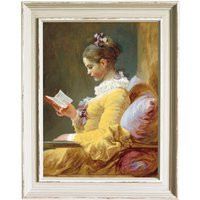 Girl in A Yellow Dress Reading Book, High Quality Fine Art Print, Jean Honore Fragonard, Victorian Vintage Antique Art, Book Lovers | Etsy (US)