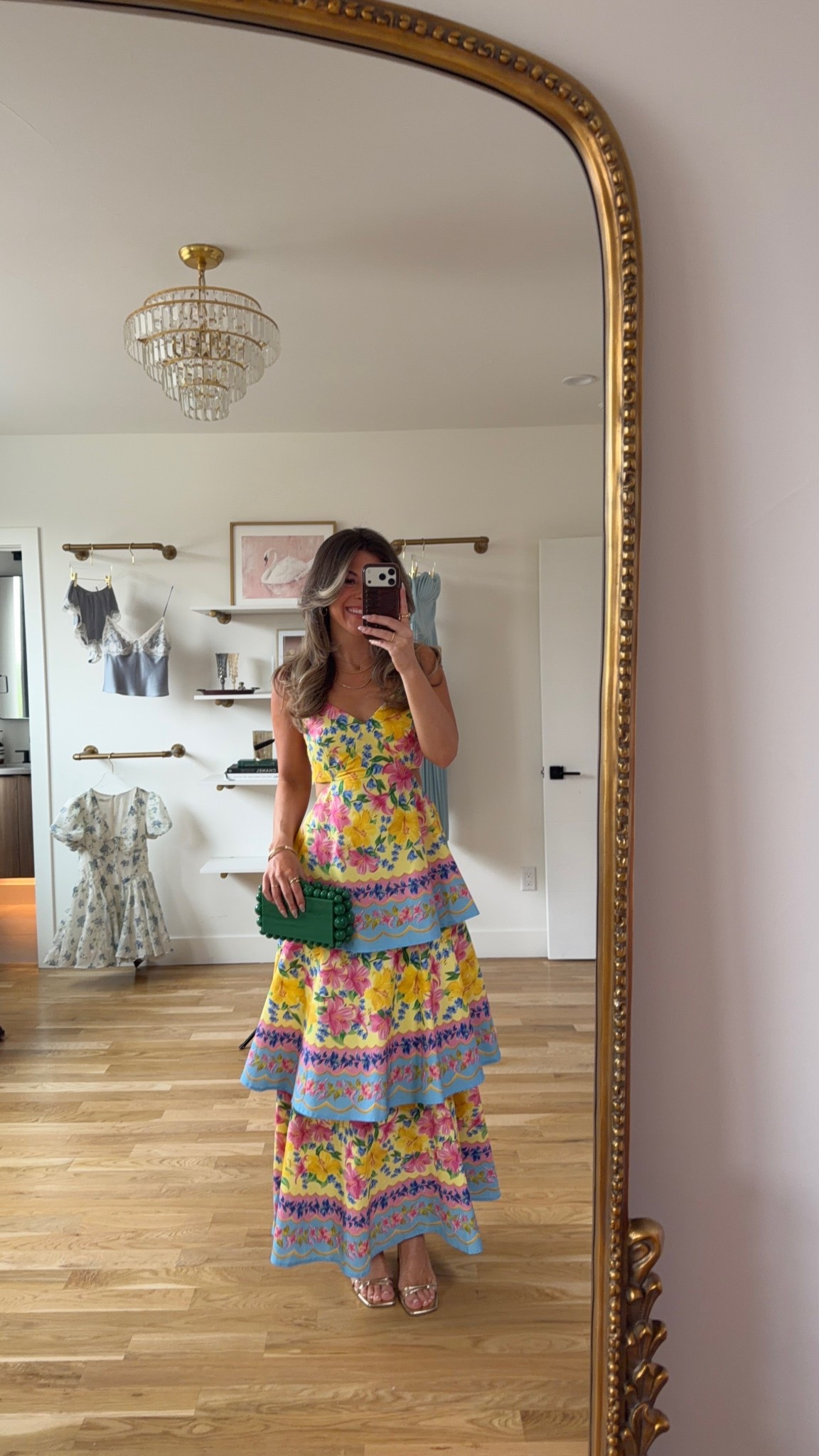 yellow printed dress for spring events & resort 

electric picks code: emerson20

wearing my usual small

Wedding guest
Spring event
Summer party
Cocktail party
Floral dress
Sundress


#LTKSeasonal #LTKgrwm #LTKootd