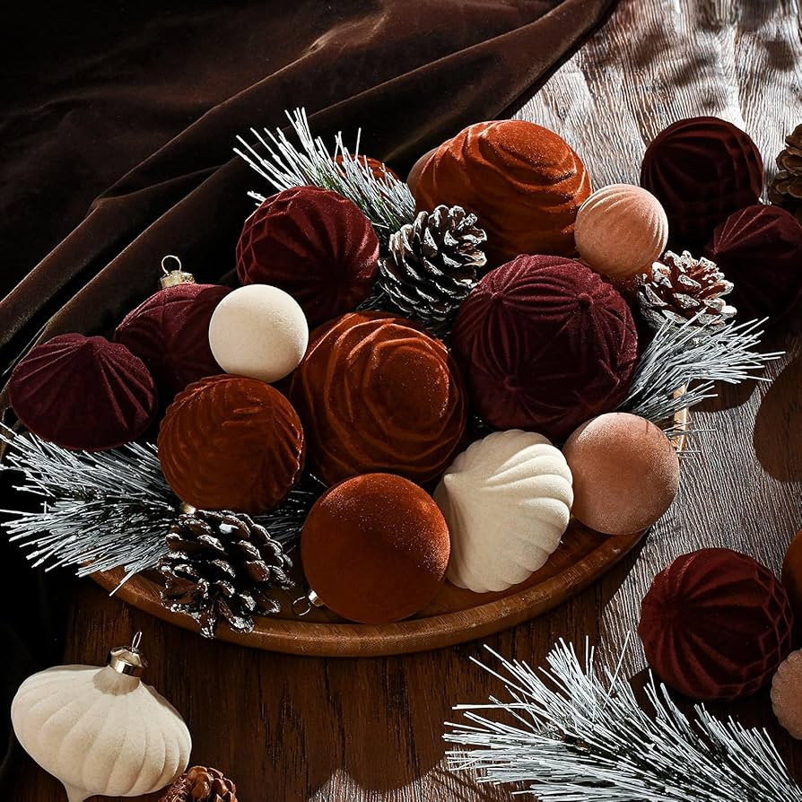 Dolicer Christmas Ornaments Christmas Tree Decorations - 35 Pcs Christmas Ornaments Set, Hanging ... | Amazon (US)