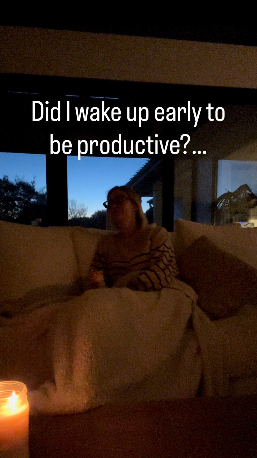 Fall cozy mornings - candlelight, coffee and silence 
Cute pajama outfit that works double time to run errands 

#LTKSeasonal #LTKFindsUnder50 #LTKHome