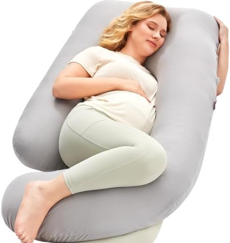 Momcozy Pregnancy Pillows for Sleeping, U Shaped Full Body Pillow for Pregnancy Women with Remova... | Amazon (US)