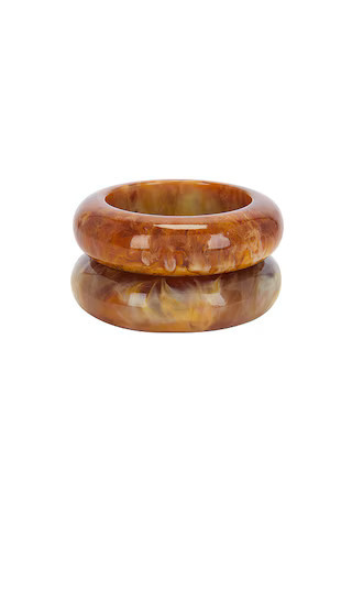 8 Other Reasons Bangle Bracelet Set in Brown. | Revolve Clothing (Global)
