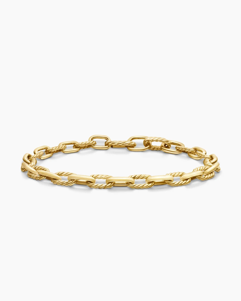 David Yurman | DY Madison Chain Bracelet in Sterling Silver with 18K Yellow Gold, 6mm | David Yurman