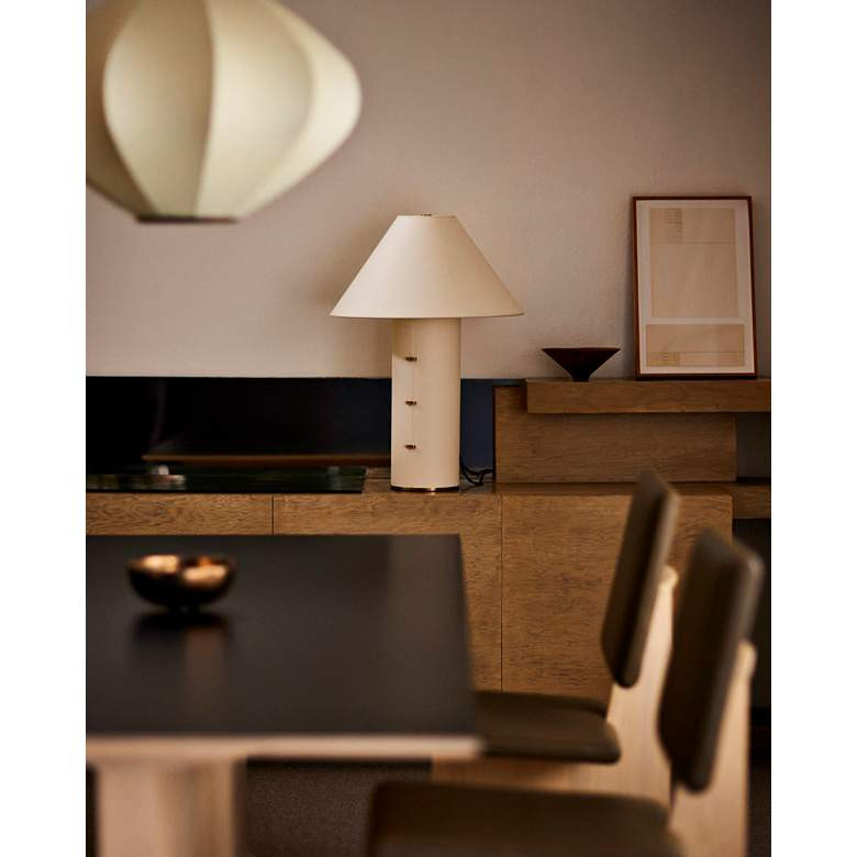 Troy Lighting Bond 26" High Modern White Finish Table Lamp | Lamps Plus