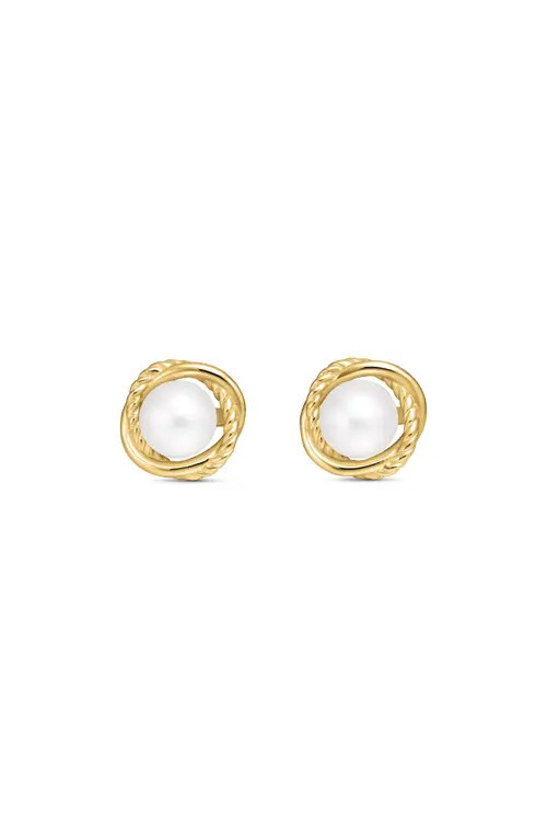 David Yurman Infinity Earrings with Pearls in Gold at Nordstrom | Nordstrom