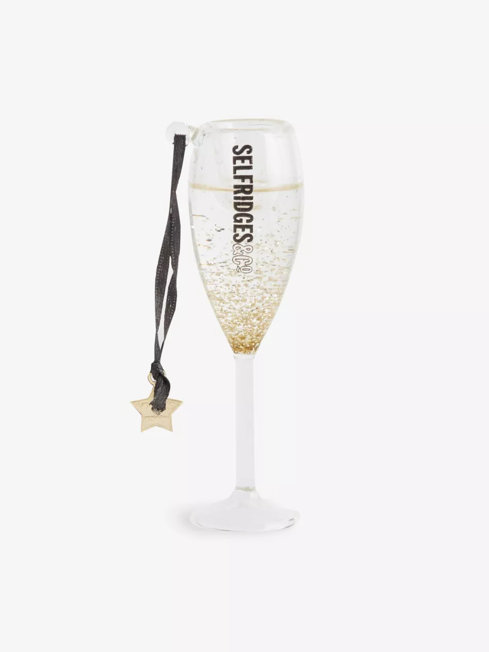 Champagne Glass Christmas Decoration | Selfridges