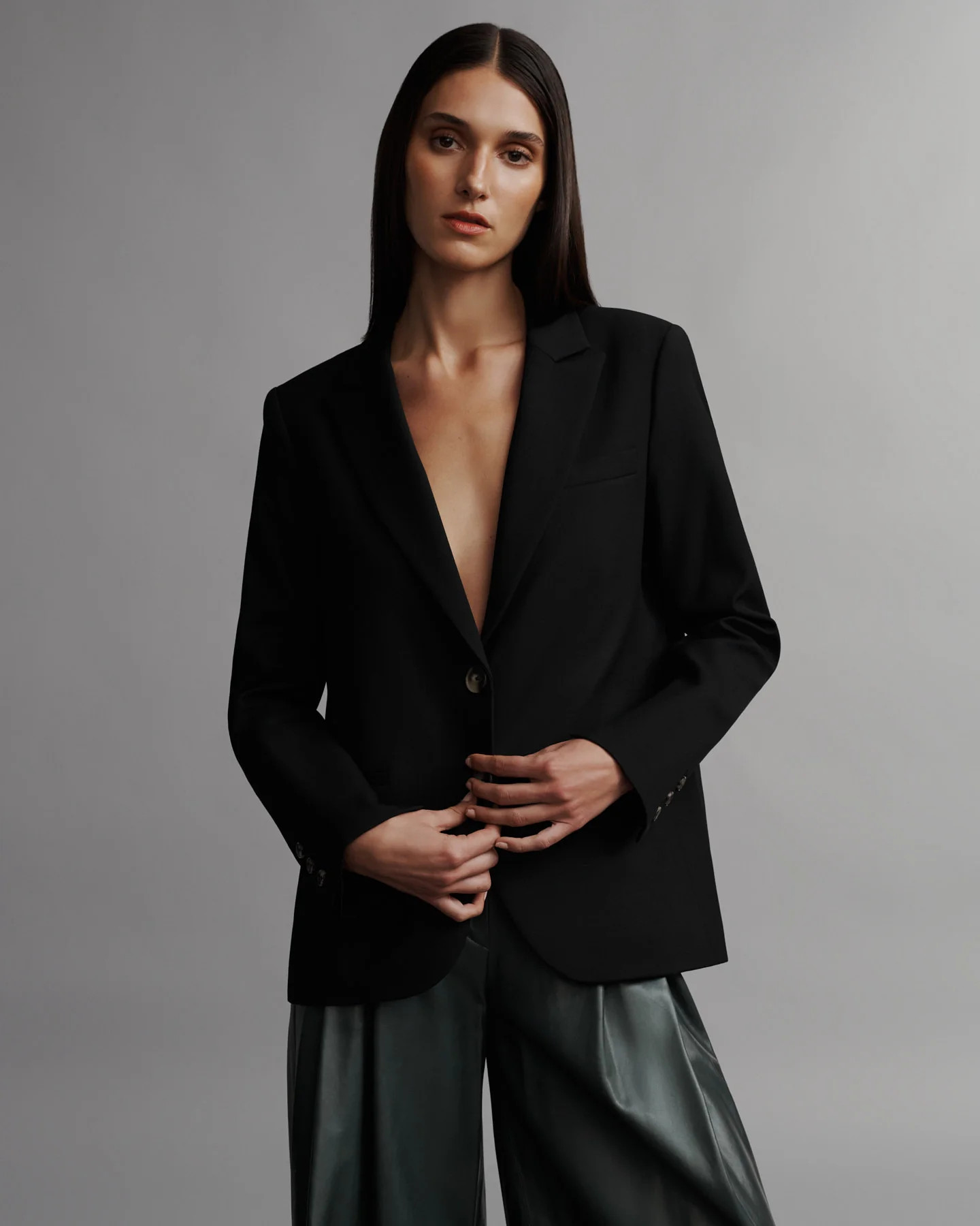 Boyfriend Blazer in Wool Twill | TWP