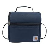 Carhartt Deluxe Dual Compartment Insulated Lunch Cooler Bag, Grey | Amazon (US)