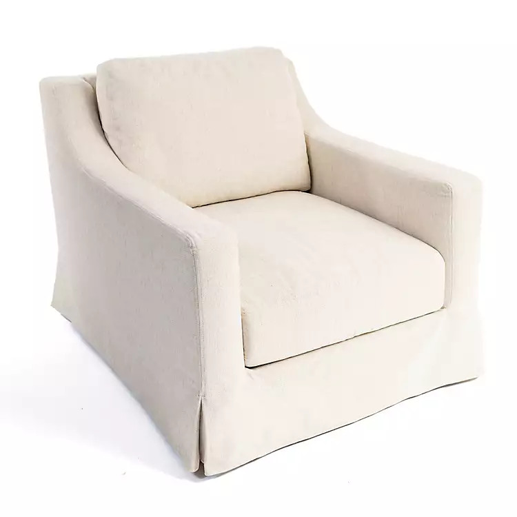 Upholstered Weekend Swivel Accent Chair | Kirkland's Home