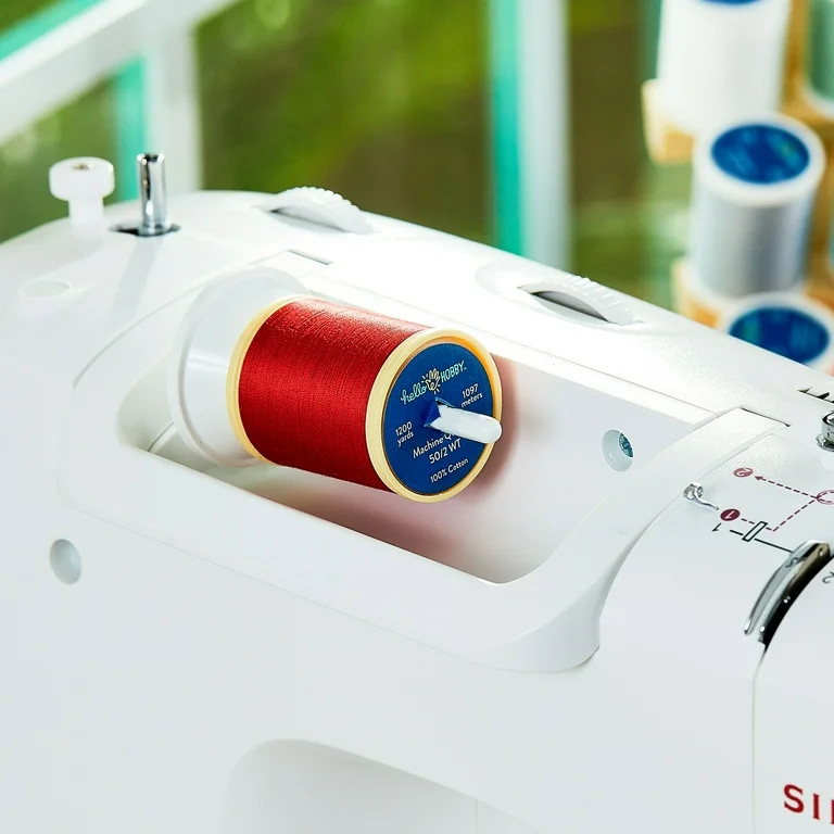 Hello Hobby Chinese Red 100% Pima Cotton Quilting Thread, 50/2 WT, 1200 Yards | Walmart (US)