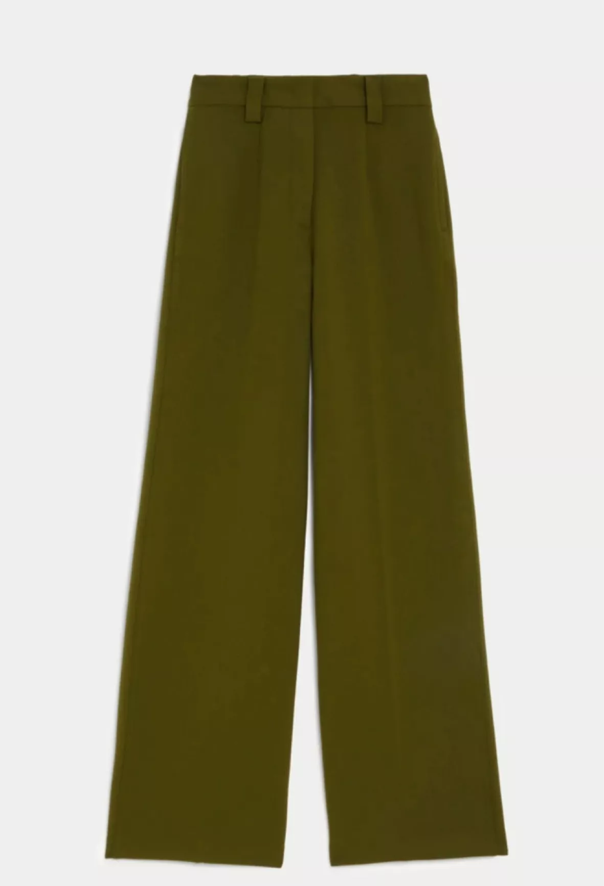 Crepe Tab Detail Wide Leg Trousers curated on LTK