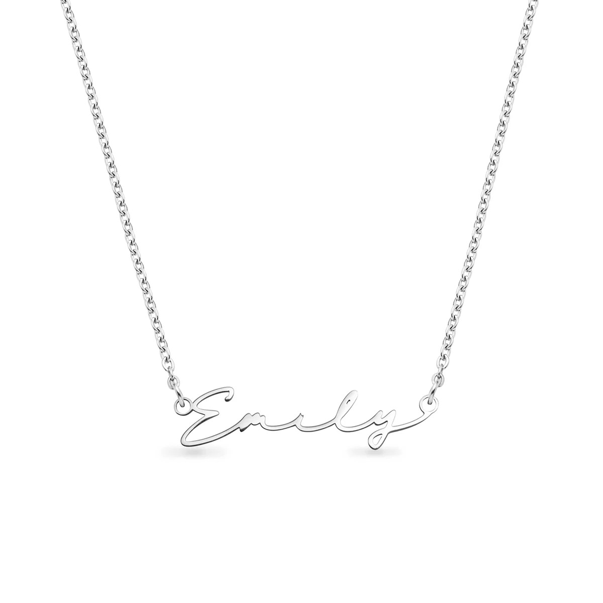 Signature Name Necklace (Silver) | Abbott Lyon