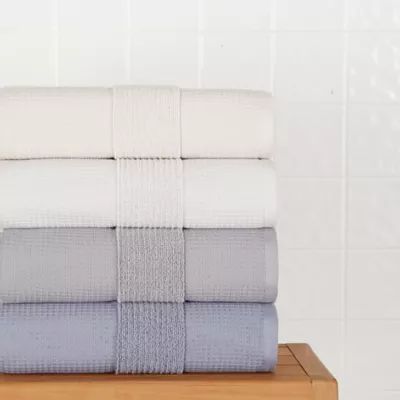 Haven™ Organic Cotton Waffle & Terry Bath Towel Collection | Bed Bath & Beyond | Bed Bath & Beyond