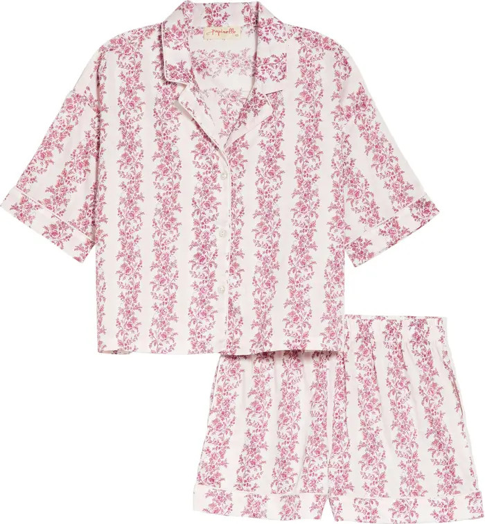 Papinelle Helena Floral Print Cotton Short Pajamas | Nordstrom | Nordstrom