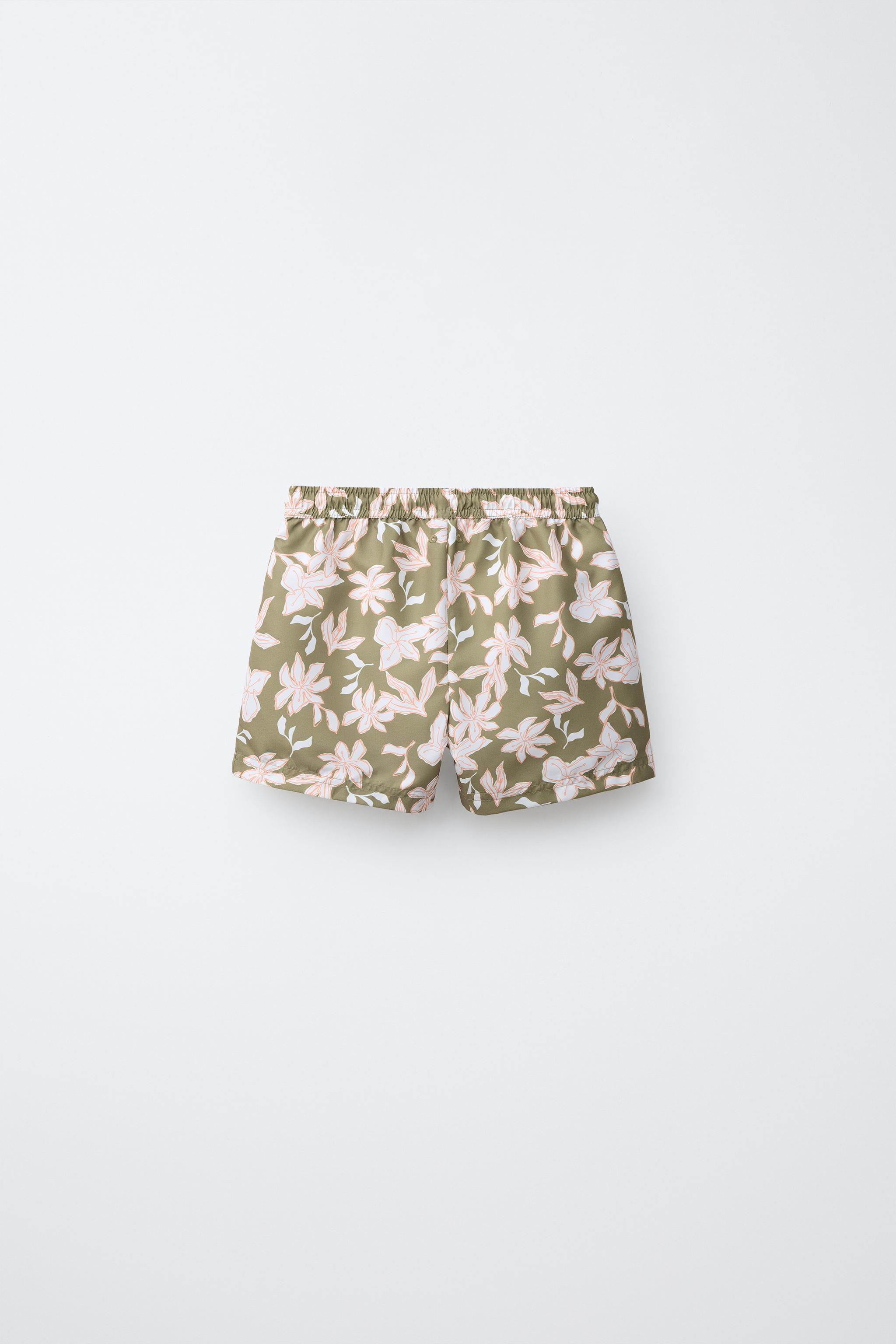 6-14 YEARS / FLORAL SWIM SHORTS | Zara US