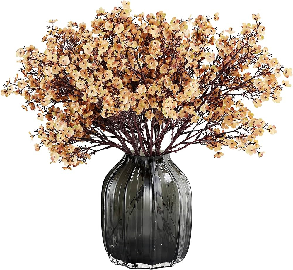 JAKY-Global Babys Breath Silk Artificial Flowers Bulk 6pcs for Fall Decor Fake Flower Bouquet Bul... | Amazon (US)