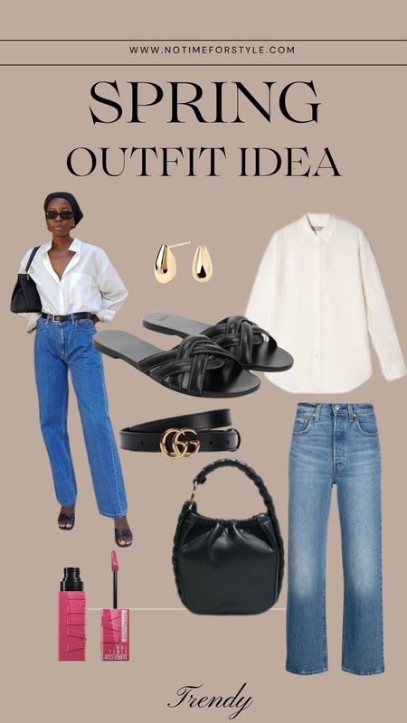 Spring Capsule Outfit Idea | jeans outfit | Elevated casual outfit 

#LTKSeasonal #LTKover40 #LTKstyletip