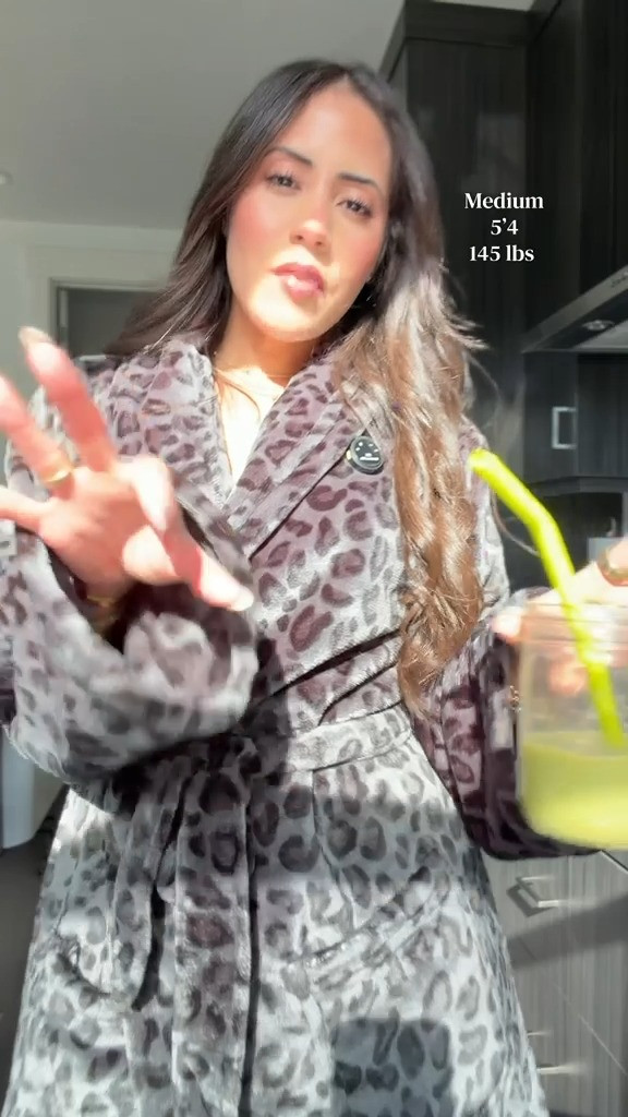 This Dreamday™ plush robe is the coziest thing I own 🐆 Perfect for lazy mornings. 

 #LTKmorningroutine #LTKselfcare #LTKSeasonal