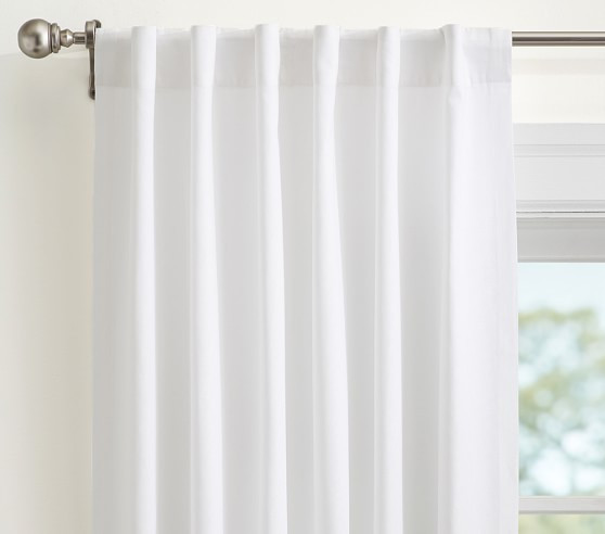 Quincy Cotton Canvas Blackout Curtain Panel | Pottery Barn Kids