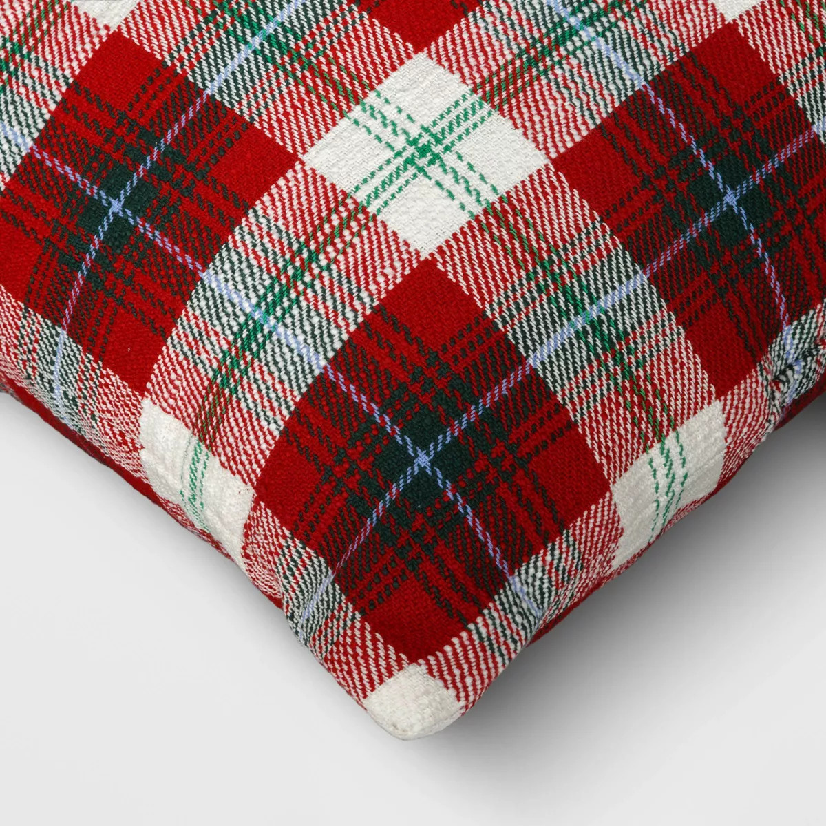 Oversized Woven Plaid Square Throw Pillow Multi - Threshold™ | Target