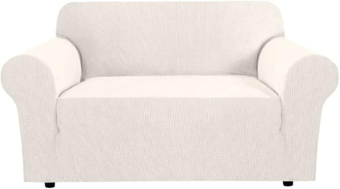 H.VERSAILTEX Stretch Couch Cover 2 Cushion Sofa Loveseat Slipcover|Sofa Cover for Loveseat 1 Piec... | Amazon (US)