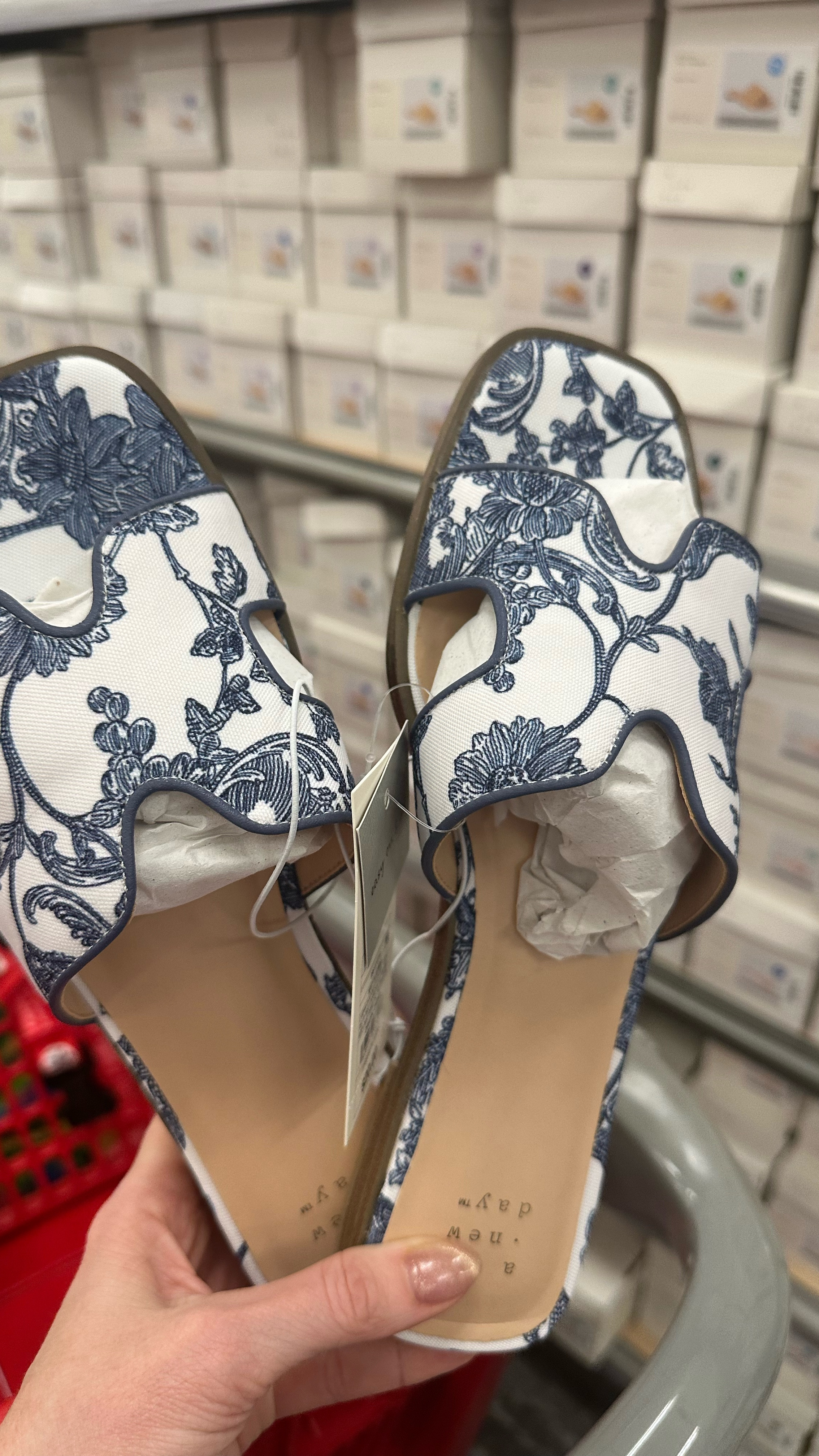 Run! 
These are in sale for $12 this week! 
Comfy, cute and so luxe looking. 
Went TTS
#sandal #summer #blueandwhite

#LTKSeasonal #LTKShoeCrush #LTKFindsUnder50