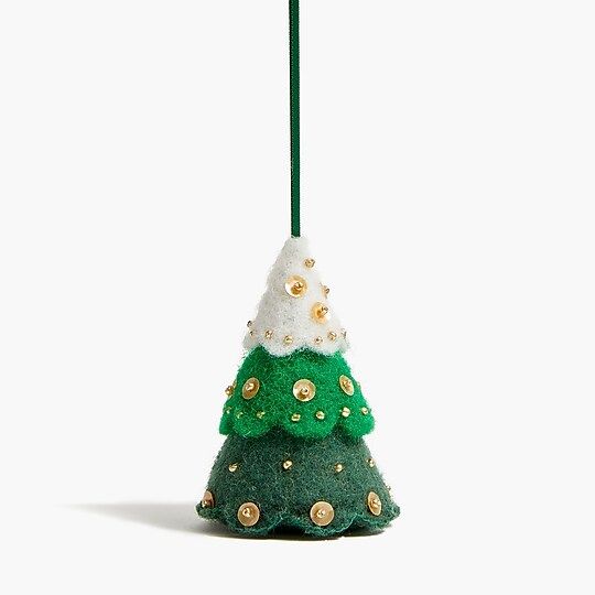 Felt holiday tree ornament | J.Crew Factory