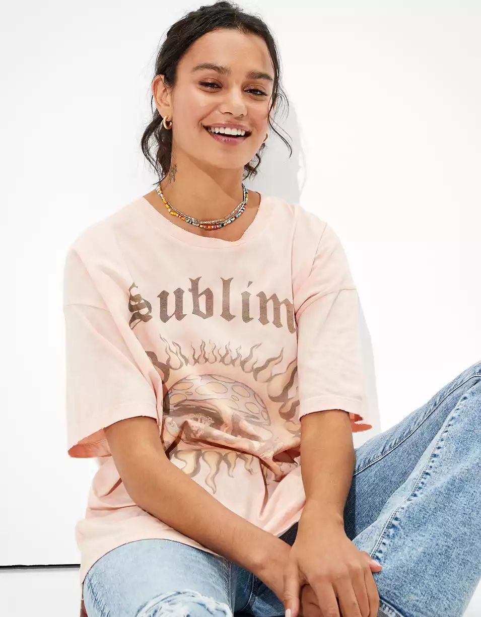 Tailgate Women's Sublime Oversized Tie-Dye Graphic T-Shirt | American Eagle Outfitters (US & CA)