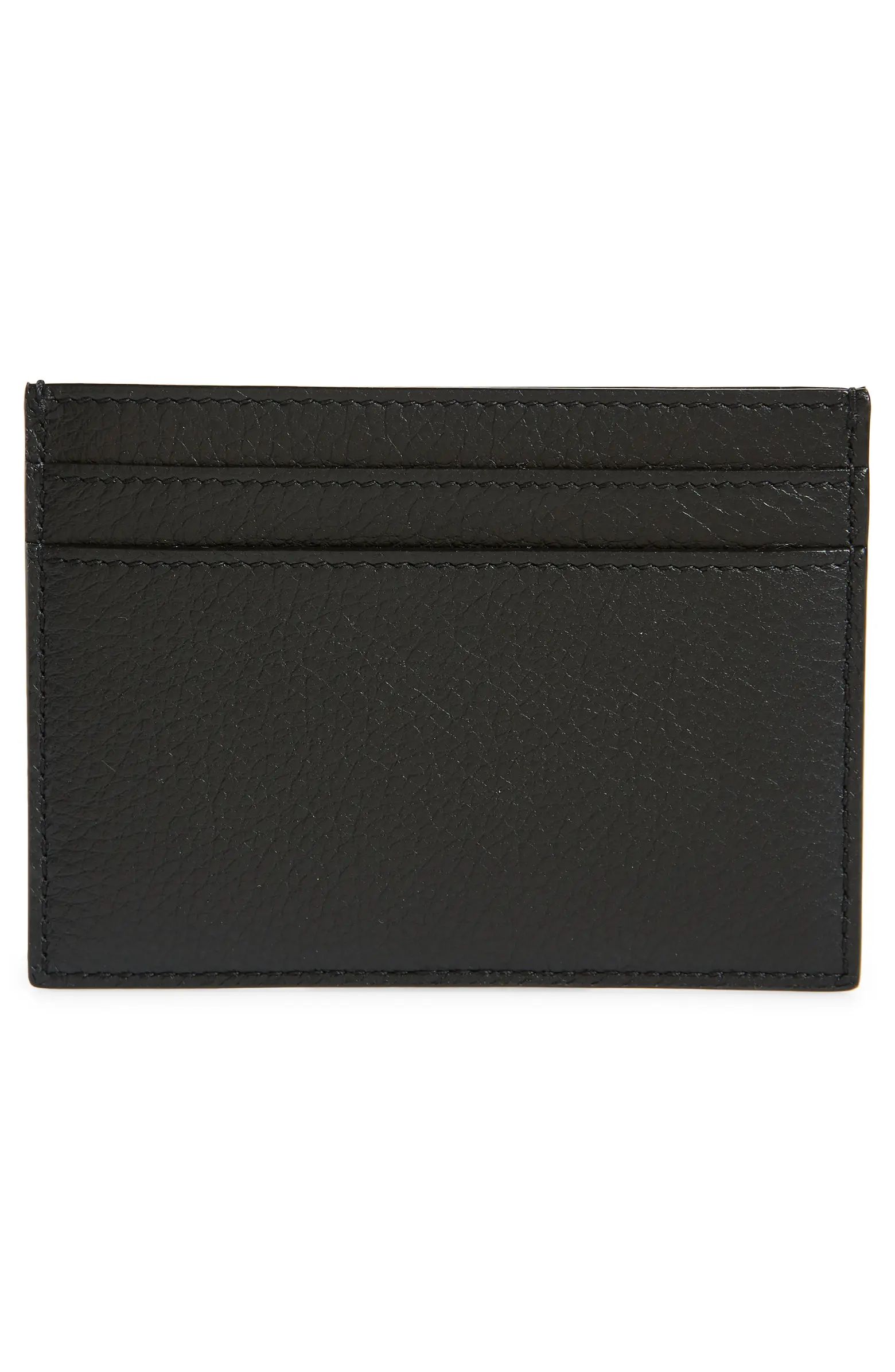 Saint Laurent Monogram Leather Card Case | Nordstrom | Nordstrom
