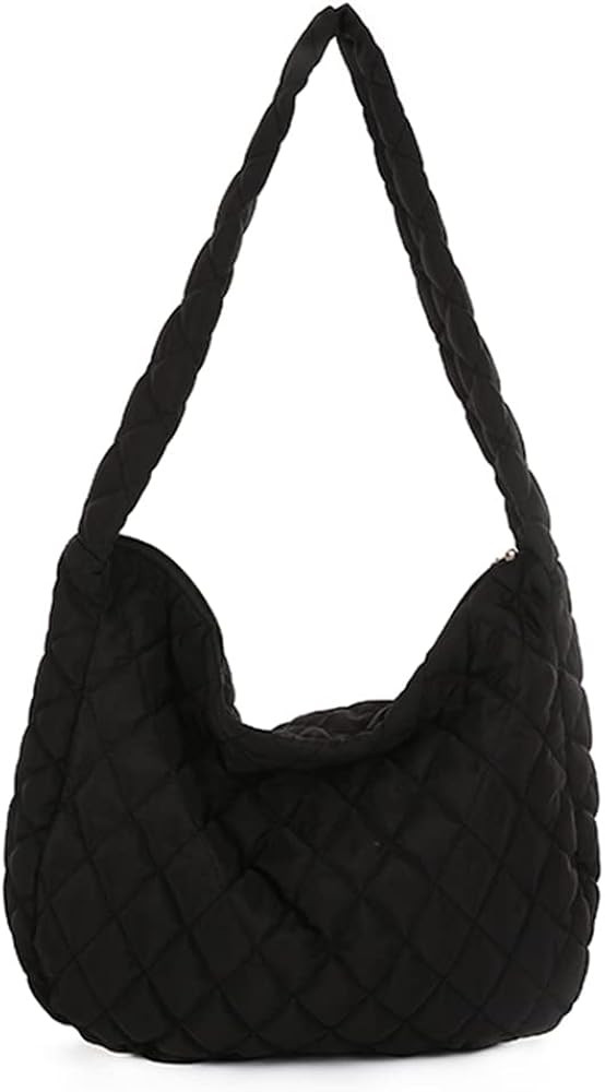 YFGBCX Quilted Tote Bags for Women Lightweight Quilted Padding Shoulder Bag Down Cotton Padded La... | Amazon (US)