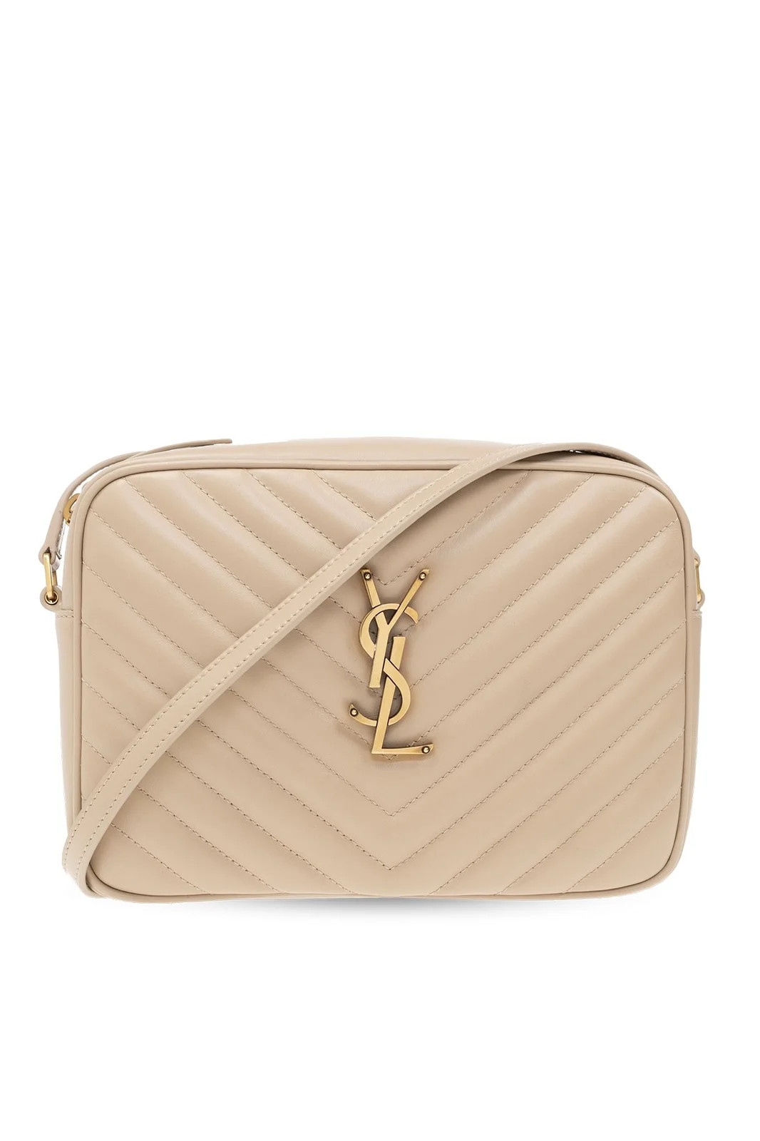 Saint Laurent Lou Zip-Up Quilted Crossbody Bag | Cettire Global