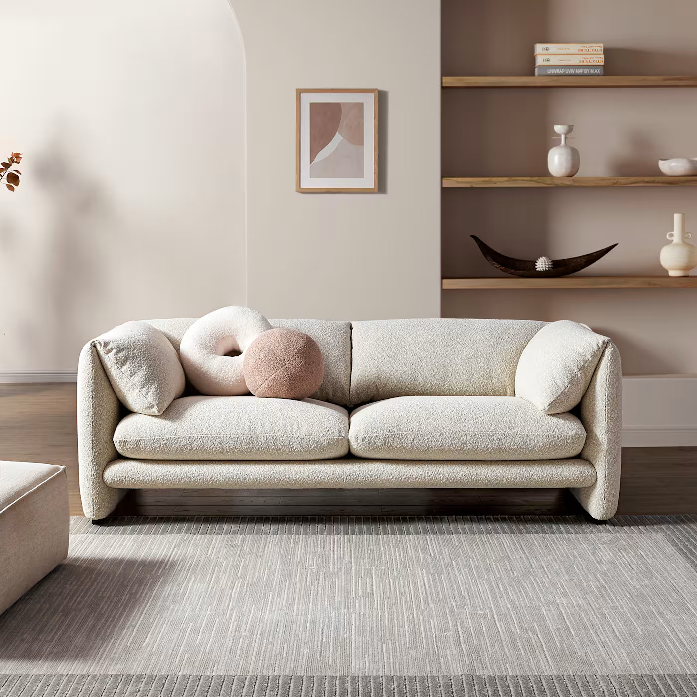 Lucas Performance Bouclé Sofa | Castlery | Castlery US