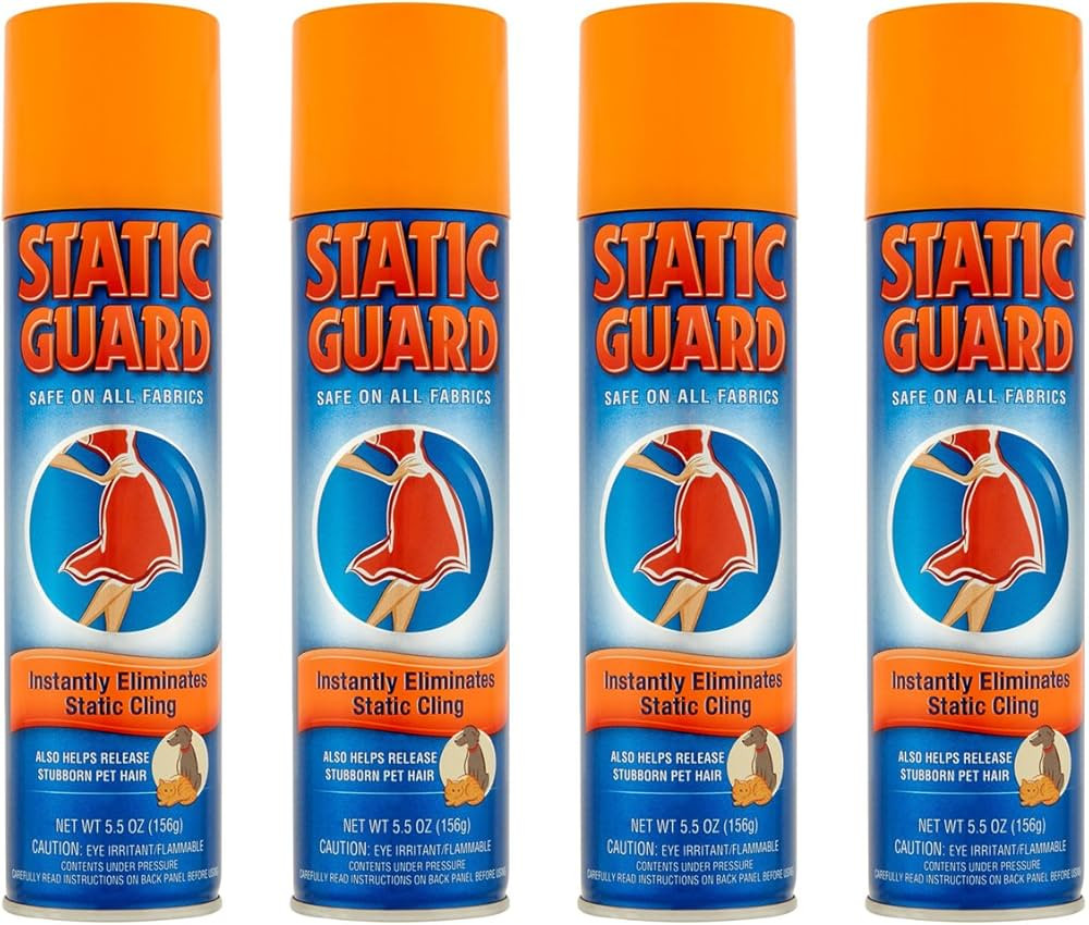 Static Guard Spray 5.5 oz - Pack of 4 | Amazon (US)