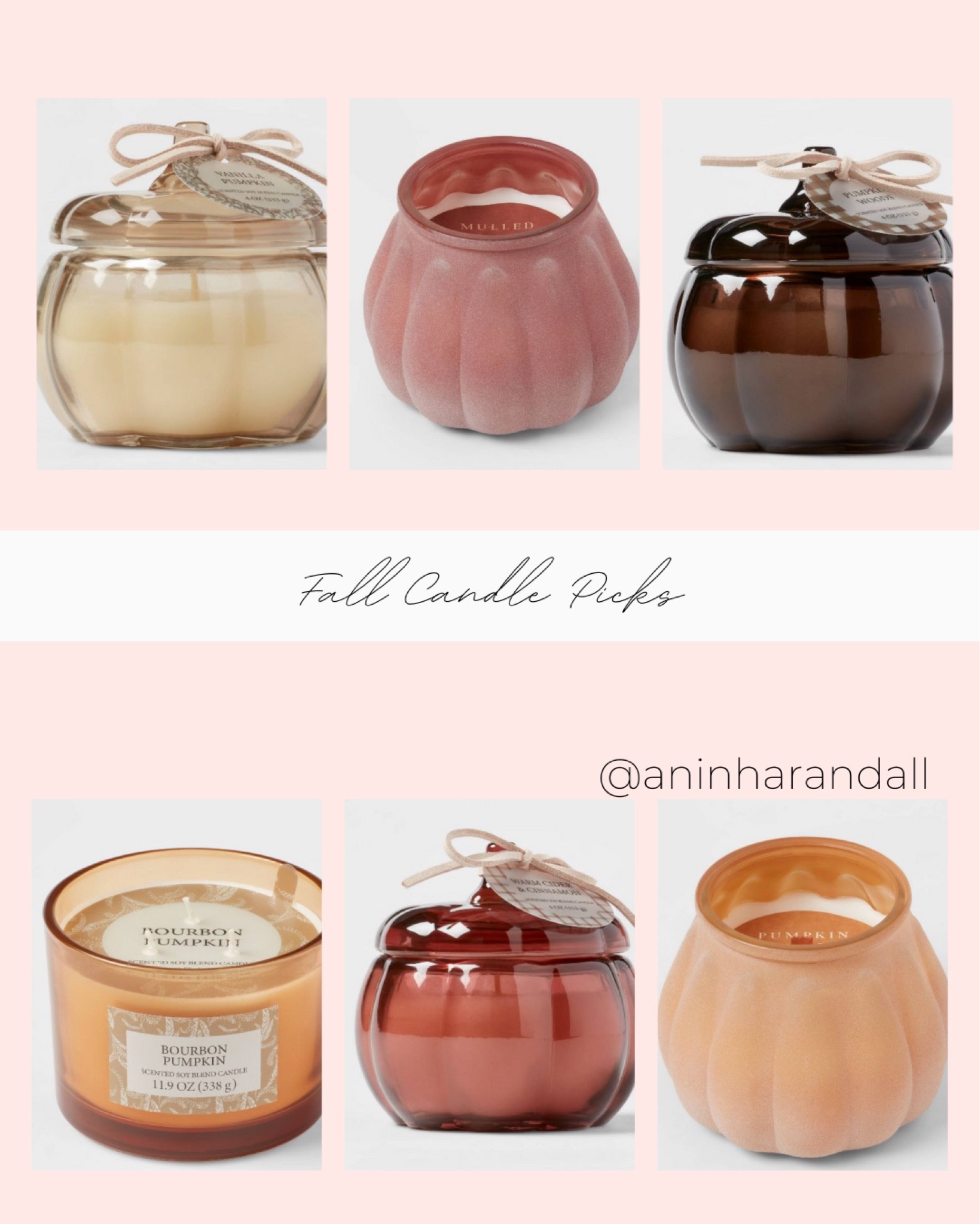 Fall candle picks 

#LTKhome #LTKunder50 #LTKSeasonal
