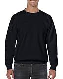 Gildan Men's Big and Tall Fleece Crewneck Sweatshirt, Black XX-Large | Amazon (US)