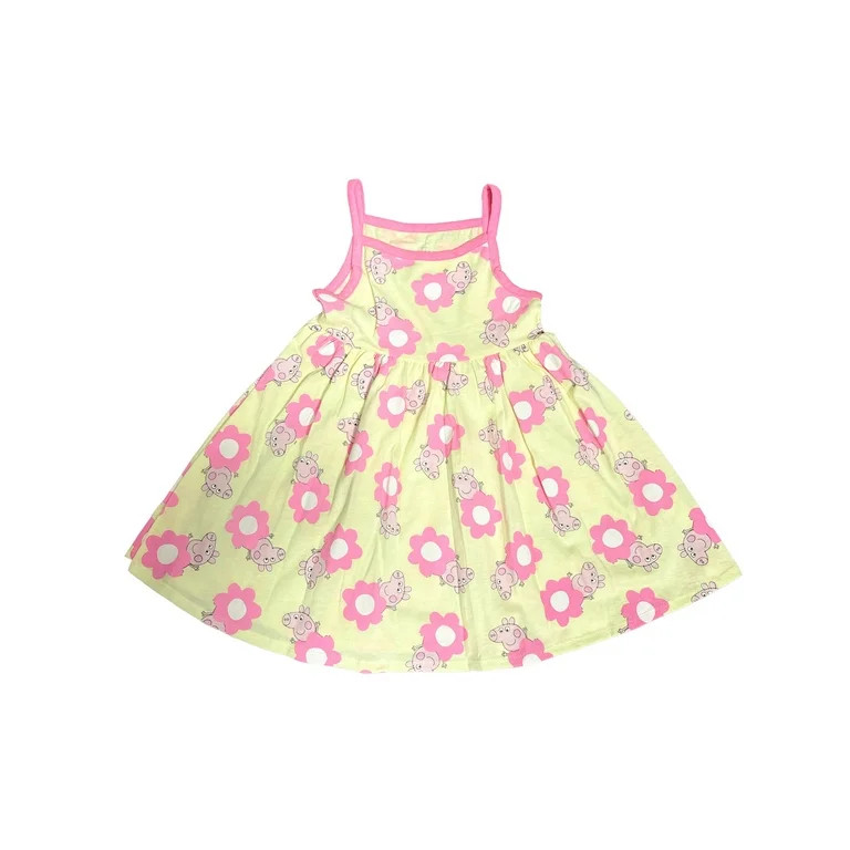 Peppa Pig Toddler Girls Graphic Print Tank Dress, Sizes 12M-5T - Walmart.com | Walmart (US)