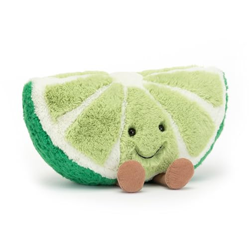 Jellycat Amuseables Slice of Lime Stuffed Toy, 10 inches | Fruit Plush | Fun Gift Idea | Amazon (US)