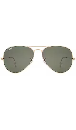 Ray-Ban Aviator Classic in Green Classic from Revolve.com | Revolve Clothing (Global)