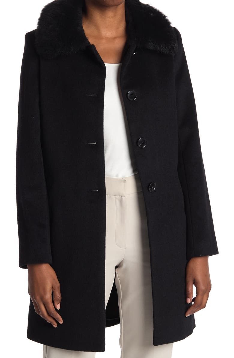 SOFIA CASHMERE Toscana Shearling Club Collar Jacket | Fur Coat | Luxe Coat | Gift | Holiday Gift | Nordstrom Rack